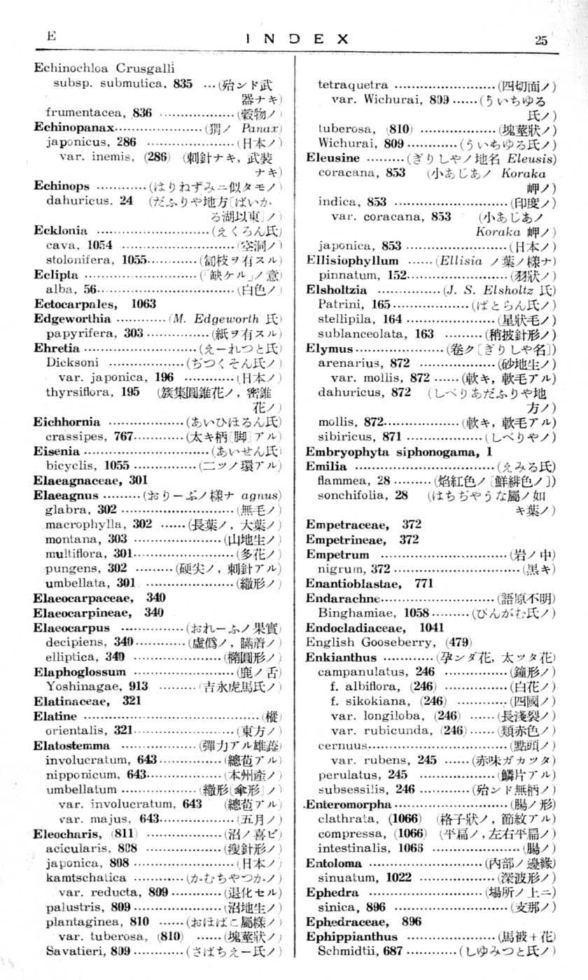 植物図鑑
